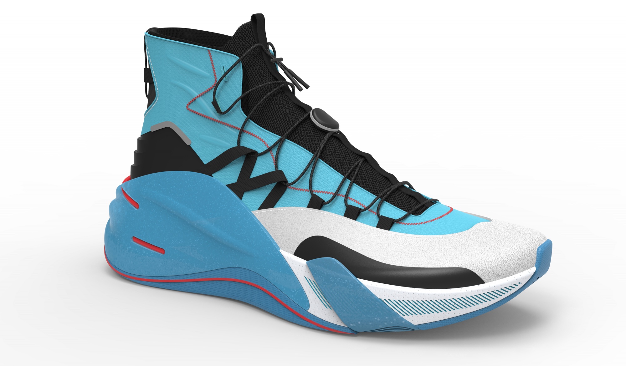 篮球鞋3D建模、渲染