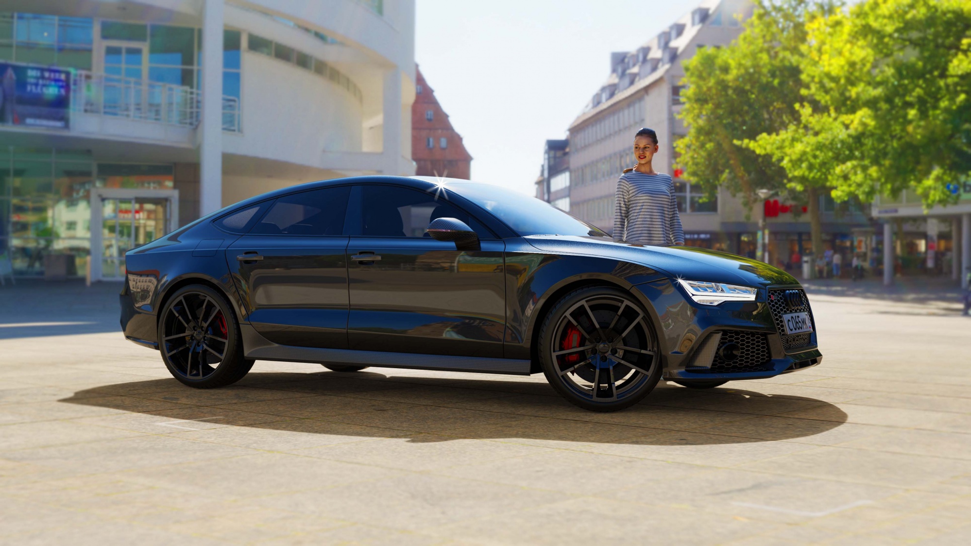 Audi RS7 渲染练习